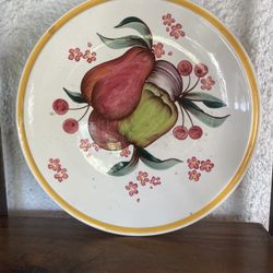 Vernon Kilns Large “harvest” Plate