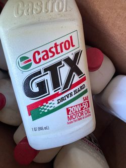 20w-50 castrol motor oil GTX