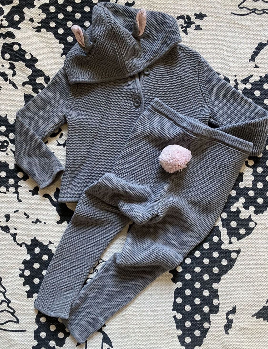 Bunny Set Cardigan Pants Size 4t Victoria Beckham Kids Clothes Easter