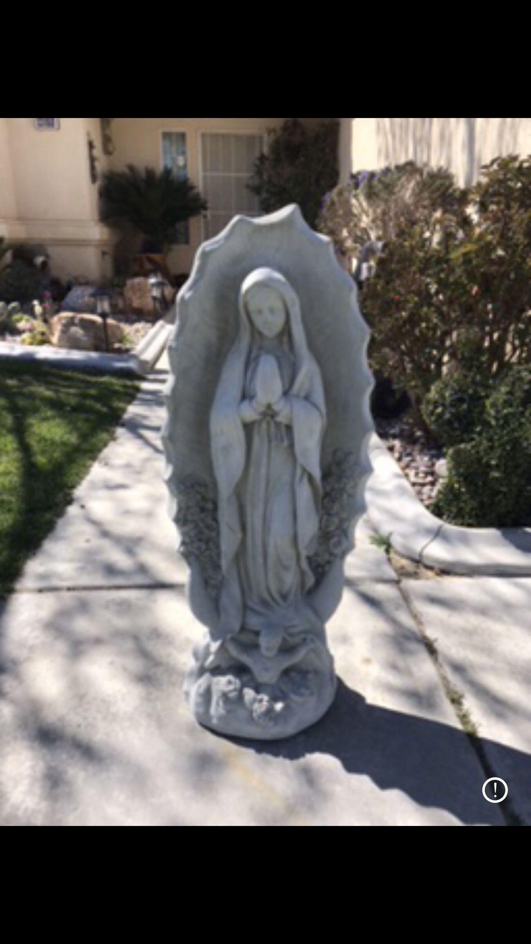 New Virgin Of Guadalupe Made Out Cement Perfect Gift For Any Occasion 