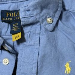 Kids Blue Oxford Shirt, Ralph Lauren