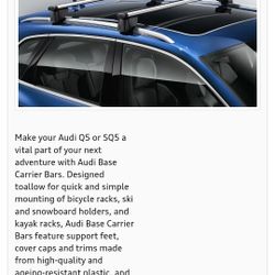 Brand New Genuine Audi Q5 Base Carrier Bars  (2018-2025)