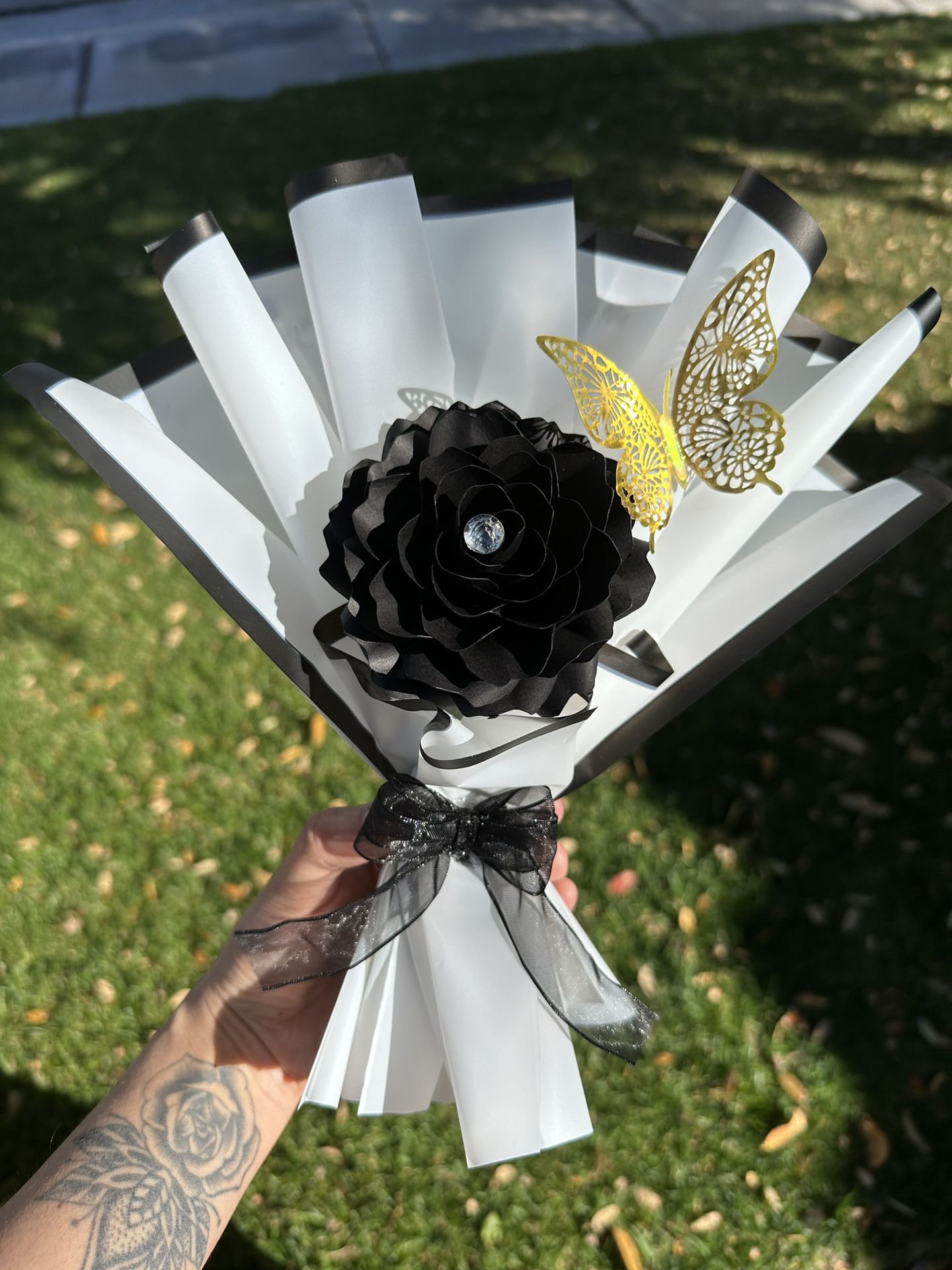 Single Forever Rose Bouquet 🖤