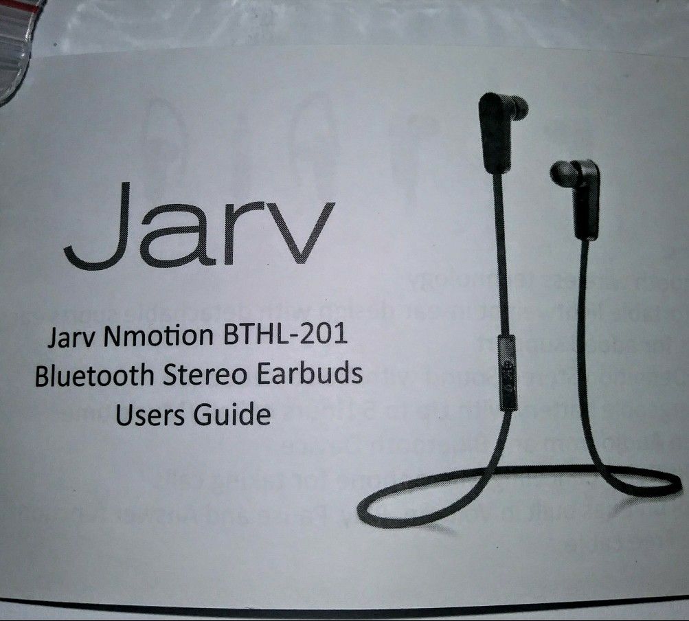 Jarv NMotion Bluetooth ear buds NIB for Sale in Independence MO