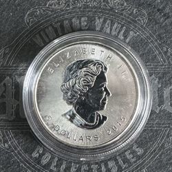 2015 1oz .9999 Silver Canada Maple Leaf Coin