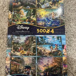 Disney Thomas Kincaid Puzzle Sets