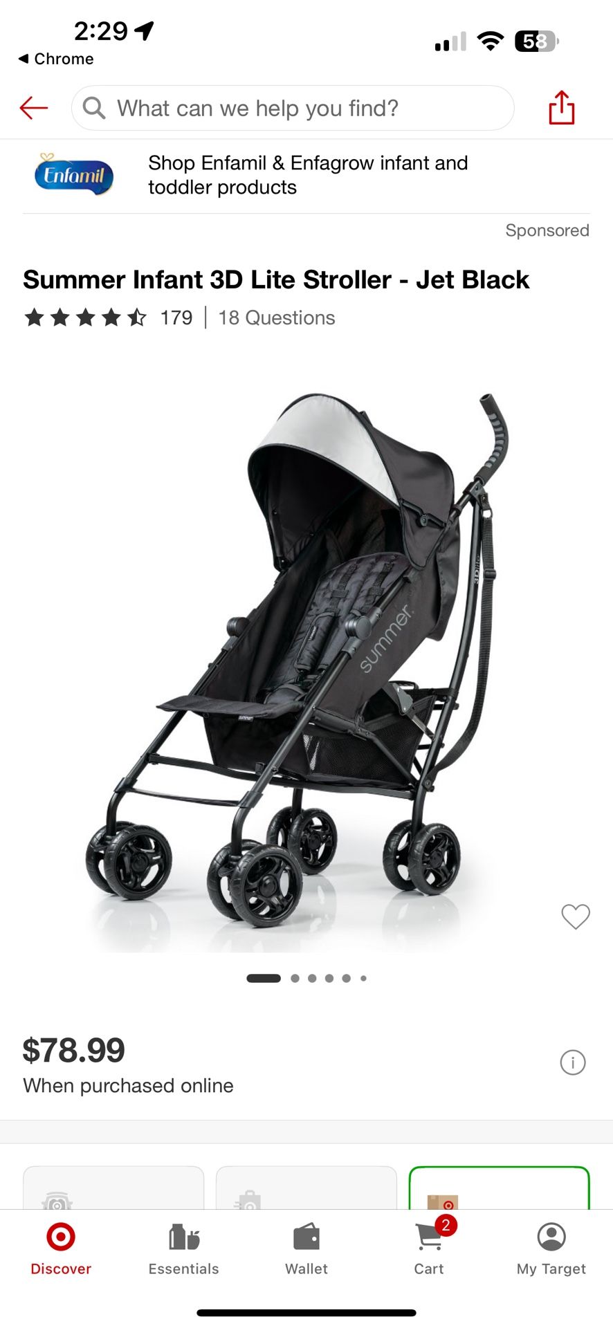 Summer Infant 3D lite Stroller