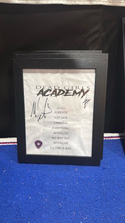 Dead Girls Academy Signed Setlist & Pick