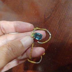 Safaya and diamond pendant with chain