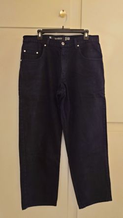 Vintage Silvertab Black Baggy Jeans
