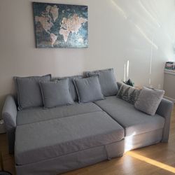 Extendible Couch -> Queen Bed with Storage [CAN DELIVER]