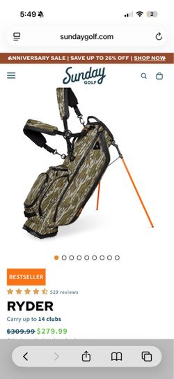 sunday golf bag RYDER