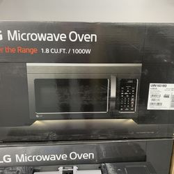 1.8 cu.ft. Over the Range Microwave with sensor Cook and Easyclean in Black stainless