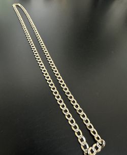 Curb Diamond Cut 21in Gold chain/necklace