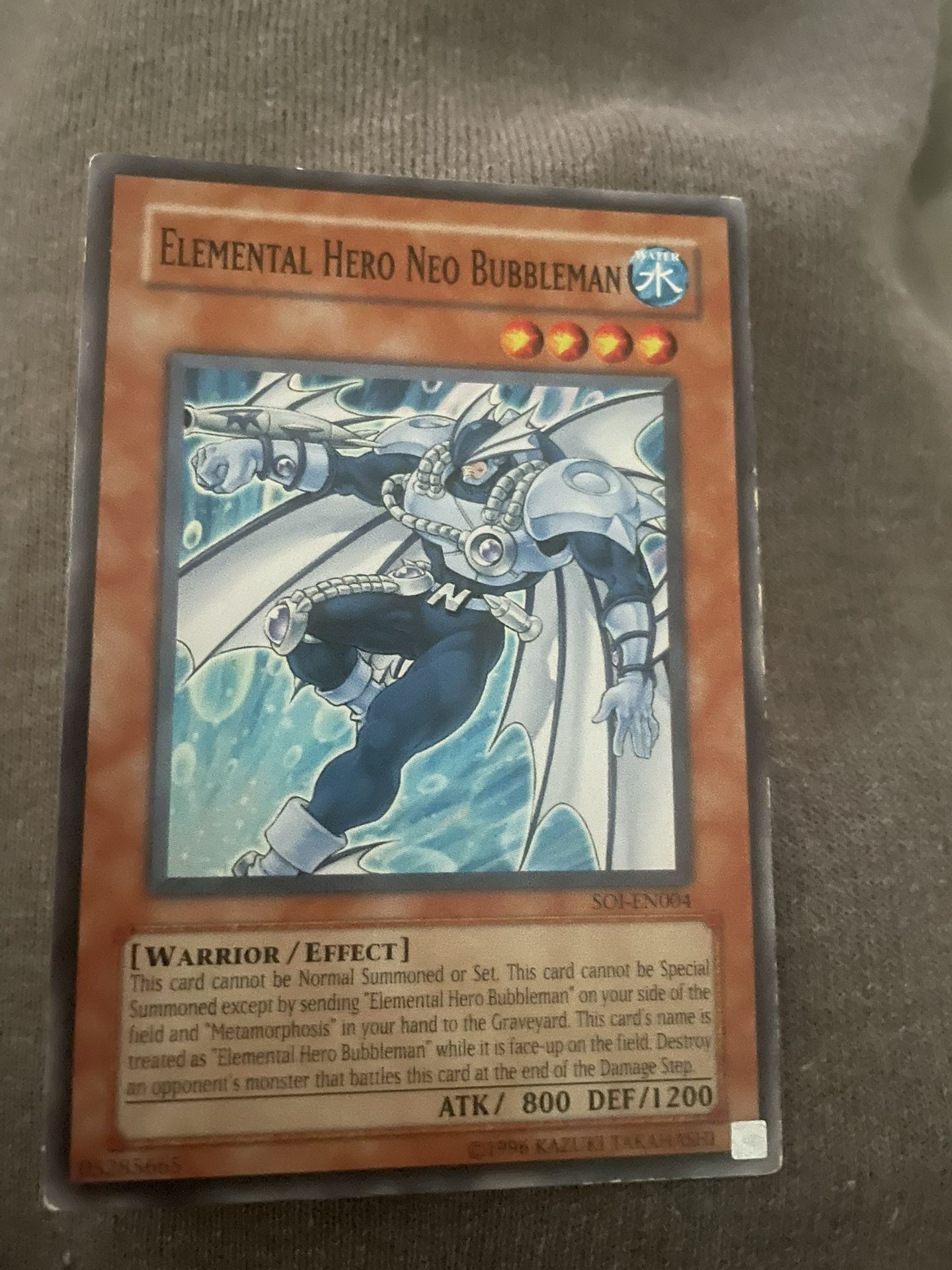 Yugioh Elemental Hero Neo Bubbleman