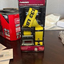 Brand New Husky E-Track Ratchet Tie-Down