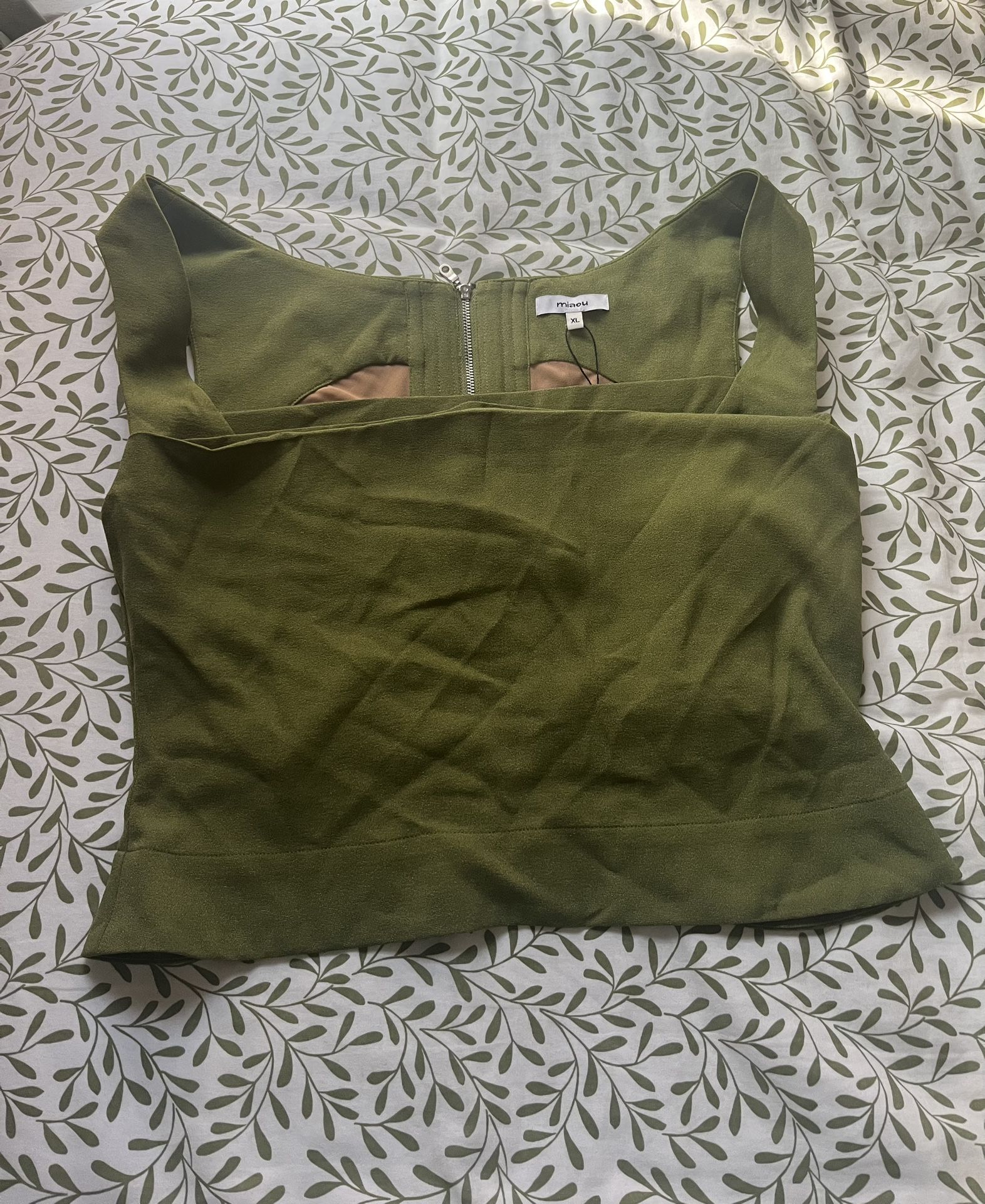 Miaou Imogene Corset Green XL