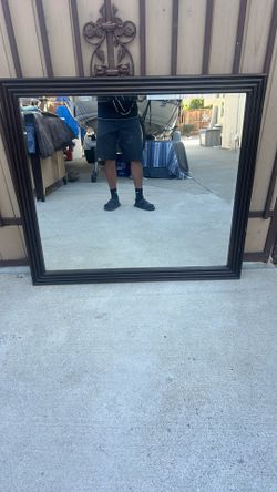 A 41 x 37 mirror in good condition