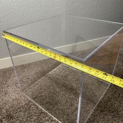 Custom Fabricated Plexiglass Table/Display  Set 3 Of 3 Quarter Inch Plex 