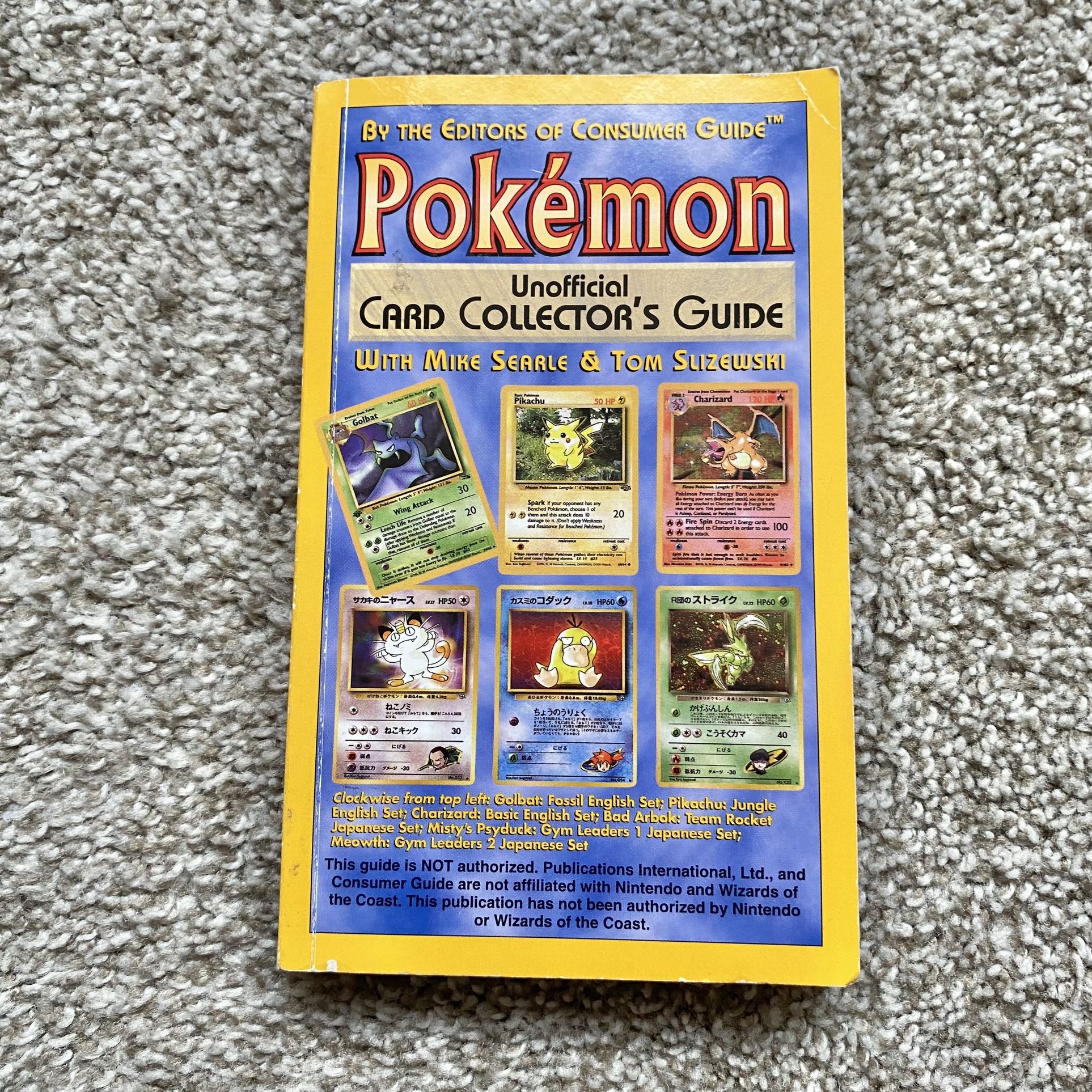 Pokémon Unofficial Card Collector's Guide