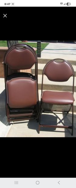 Mity-lite Swift set 5 folding Padded Chairs