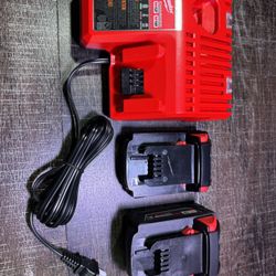 New Milwaukee M18 Batteries And Charger