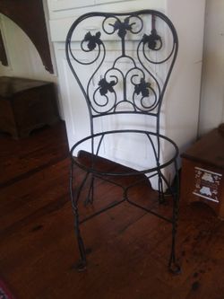 Wrought Iron Chair (No Seat)