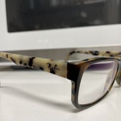 RAY-BAN Tortoise Shell RB 5(contact info removed)  AUTHENTIC DESIGNER FRAMES EYEGLASSES 52-17