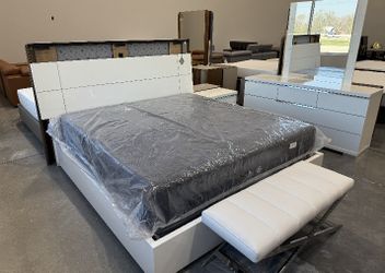 Nuevo Juego De Recamara Completa Queen 🛏Pagó Inicial Es De $54 No Se Necesita Crédito 💳