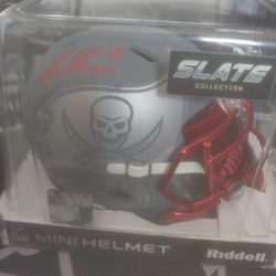 Mike Evans Mini Helmet Beckett Cert