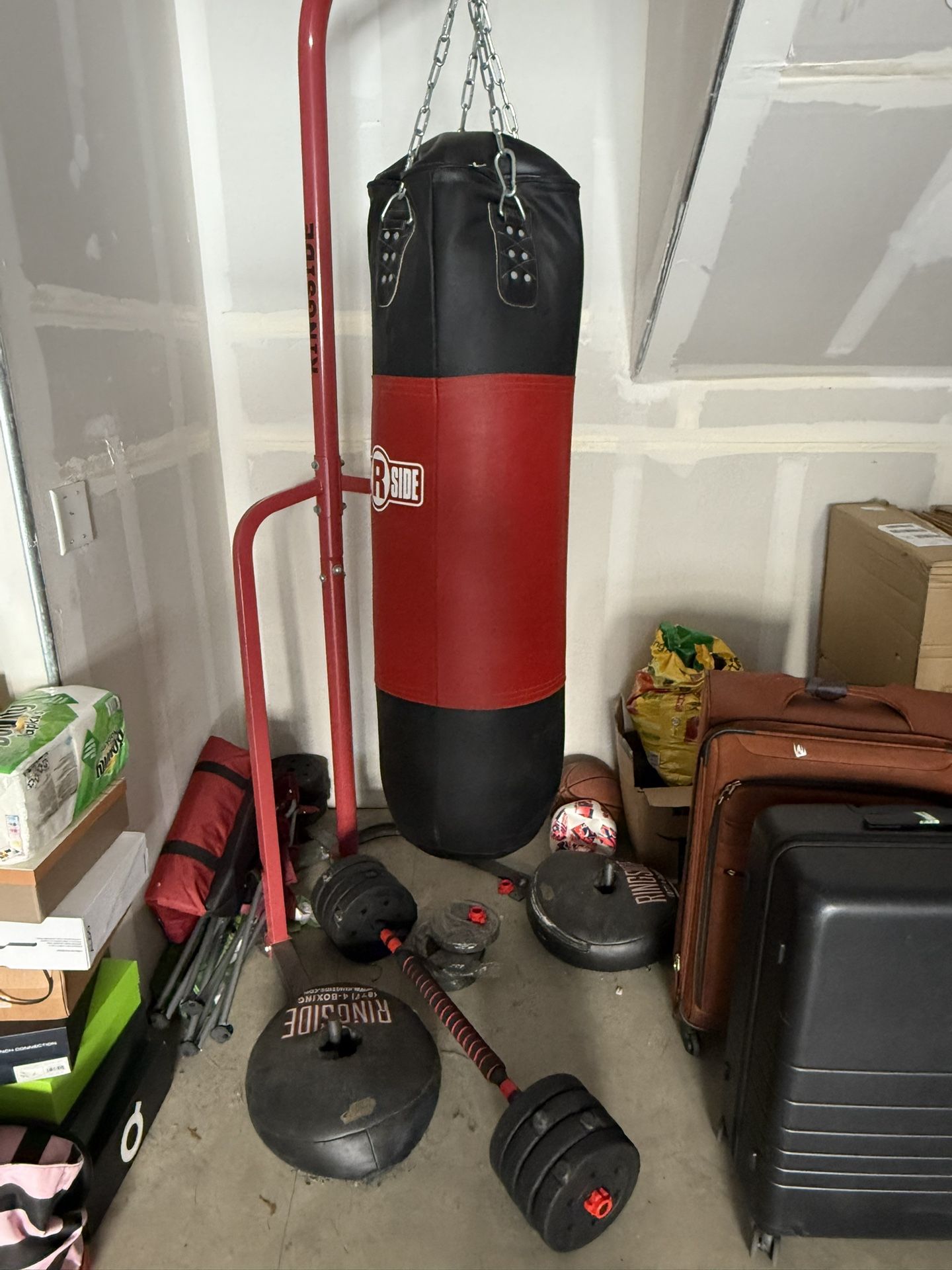 Boxing Punching Bag Set - $250- Like New, Hardly Used