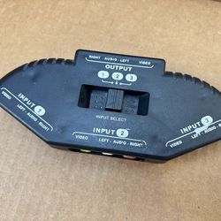 3 Way RCA Input Switch