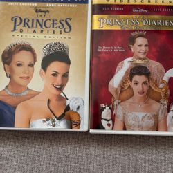 The Princess Diaries & Princess Diaries 2 Royal Engagement DVD Movies