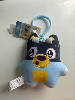 Bluey Biscuits Plush Collectibles with Backpack Clip, Bluey Plush Characters to Collect & Clip On, Ages 3+