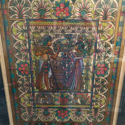 Beautiful professionally painted, and professionally mattered Egyptian painting