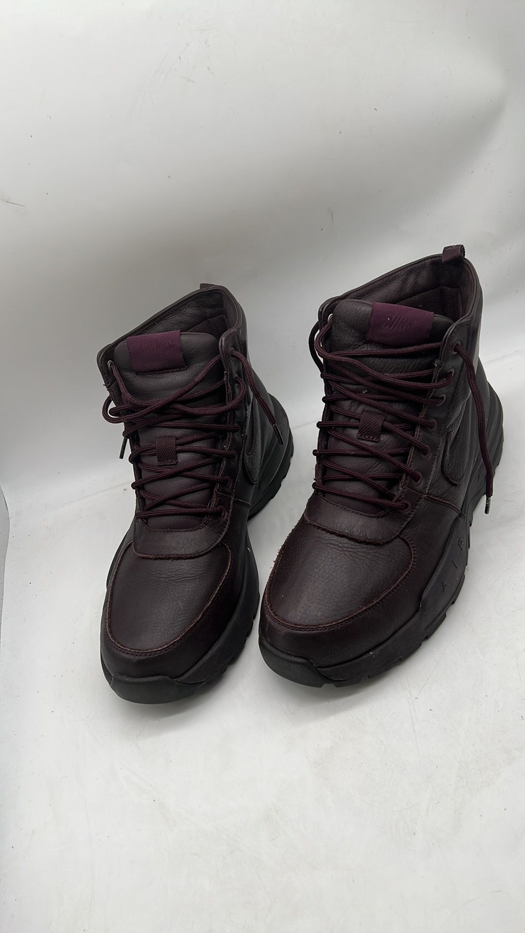 Nike Air Max Goaterra 2.0 High Mens Boots Triple Burgundy size 12