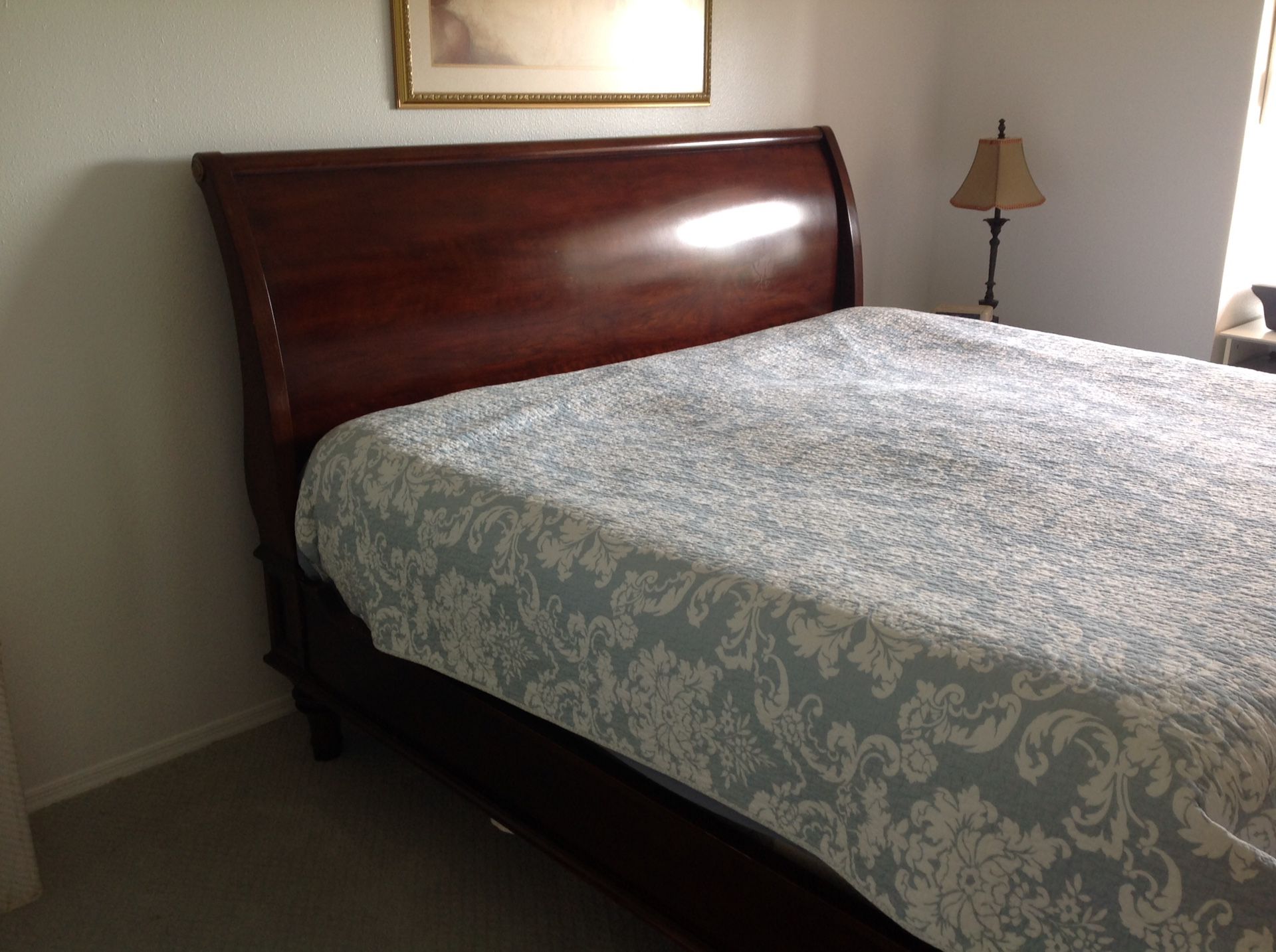 King Size Sleigh Bed Frame; Martha Stewart Furniture
