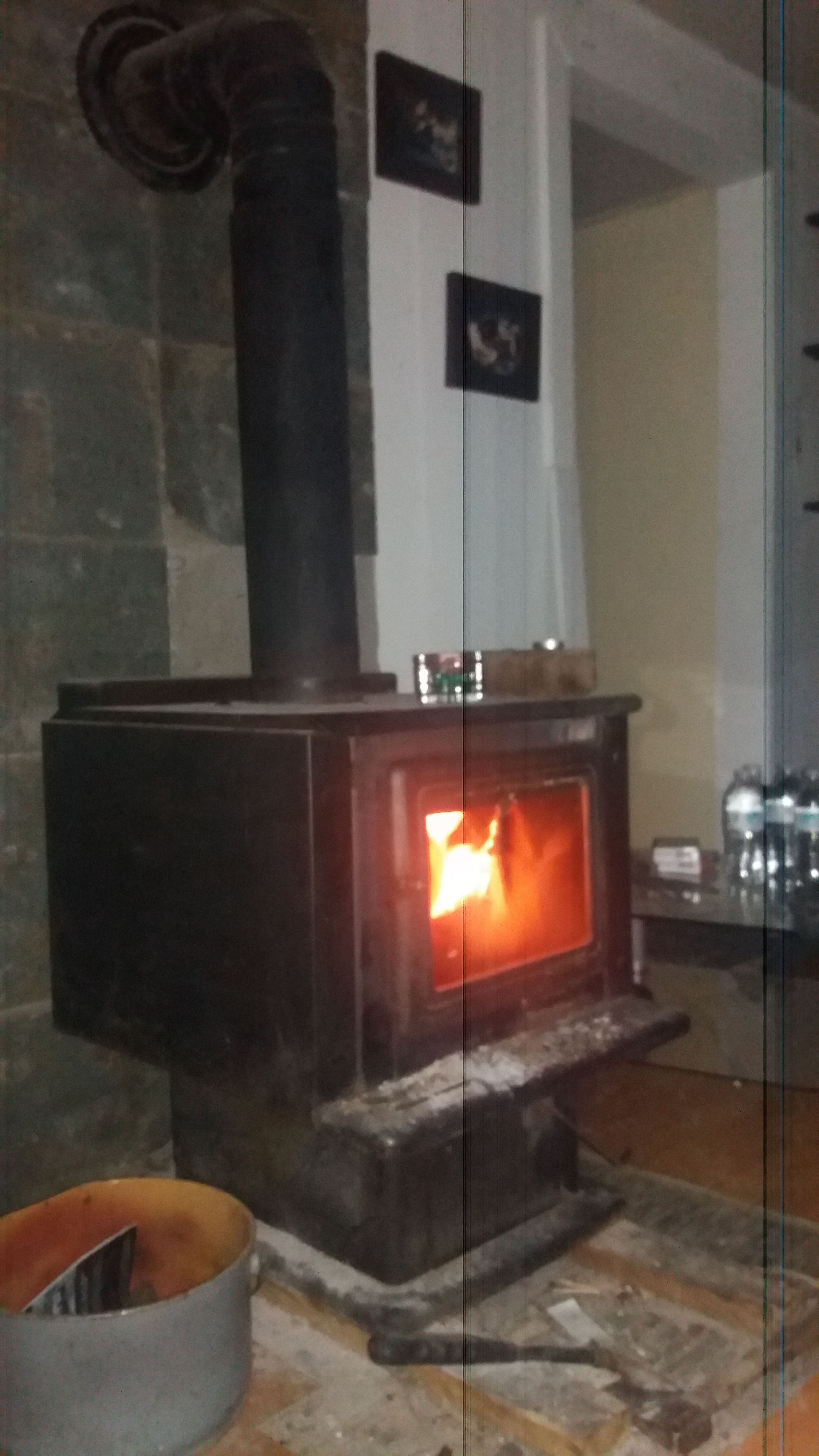 wood burning stove