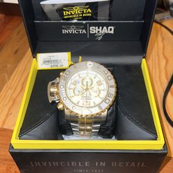 Invicta Shaq Watch With Real Diamond On The Inside  