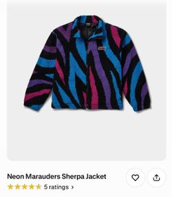 Insomniac Neon Marauders Sherpa Jacket