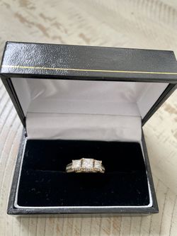 14K Gold Diamond Engagement Ring – 1.53ct – Size 7