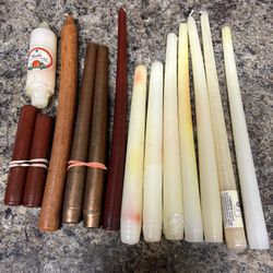 Love To Burn Candles, Various Taper Candles 