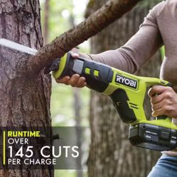 RYOBI ONE+ 18V Cordless Reciprocating Saw (Tool Only No Battery )  Over 145 cuts per charge  Fast cutting with up to 3,400 SPM and 1 in. stroke length