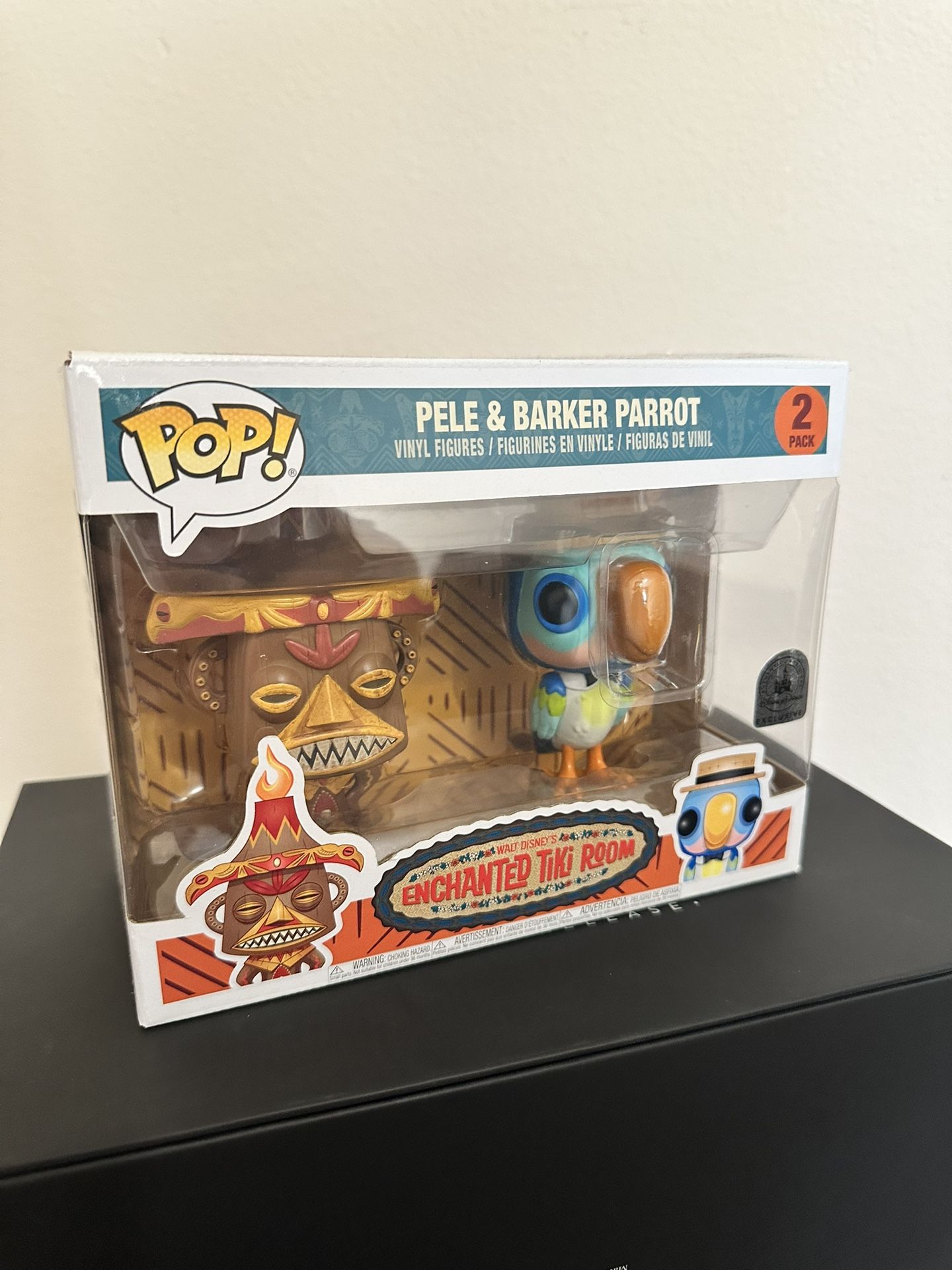 Disney Pele and Barker parrot Enchanted Tiki Room Funk Pop