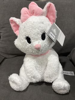 Disney Marie From Aristocats Weighted Plush NWT