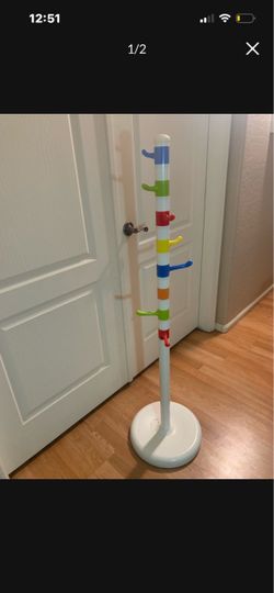 Kids Colorful Coat Rack Stand