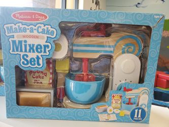 Wooden Make A Cake Mixer Set Melissa and Doug