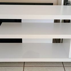 White TV Table