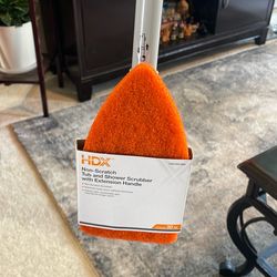 Tub shower scrubber