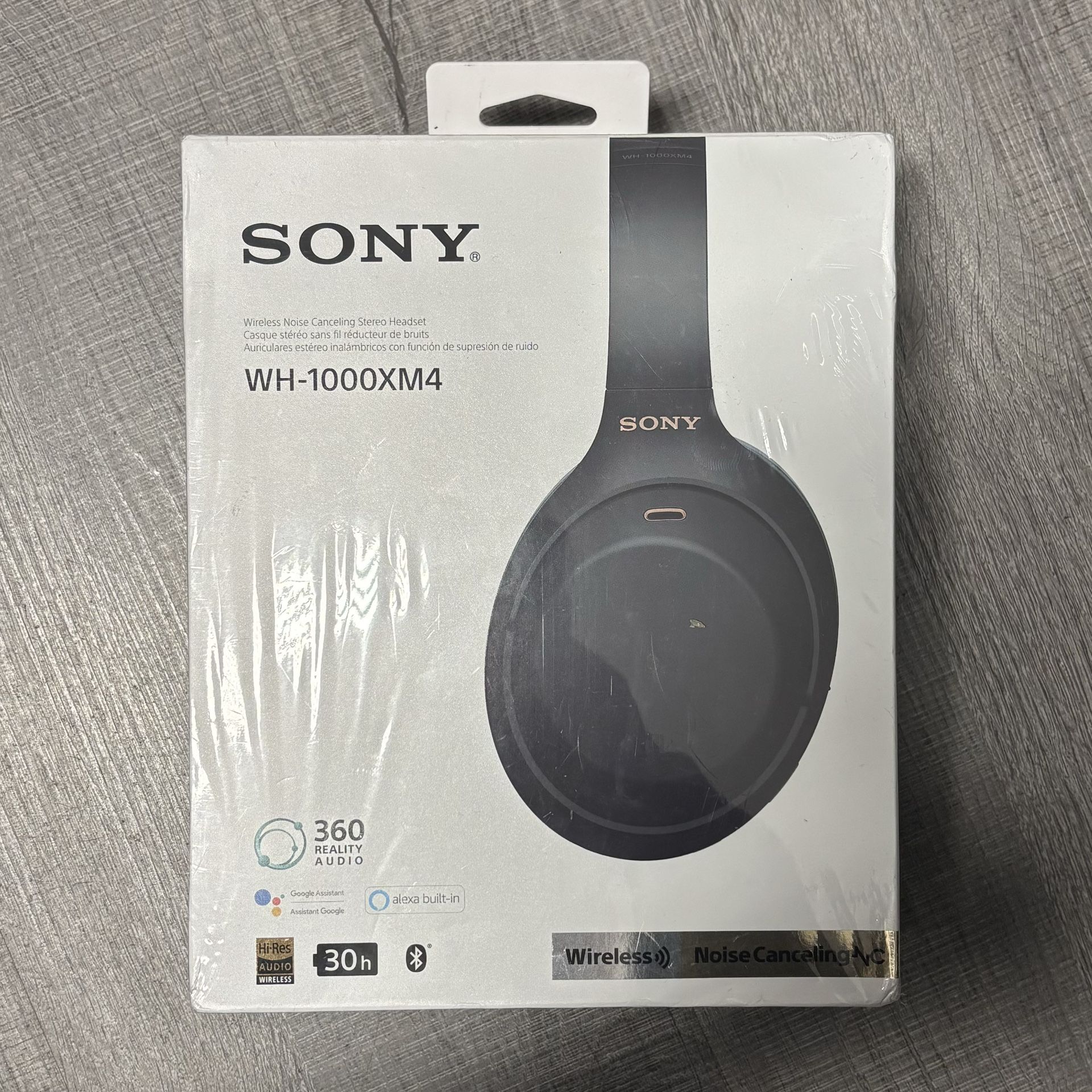 Sony WH1000XM4 Wireless Noise-Cancelling Over-the-Ear Headphones - Black